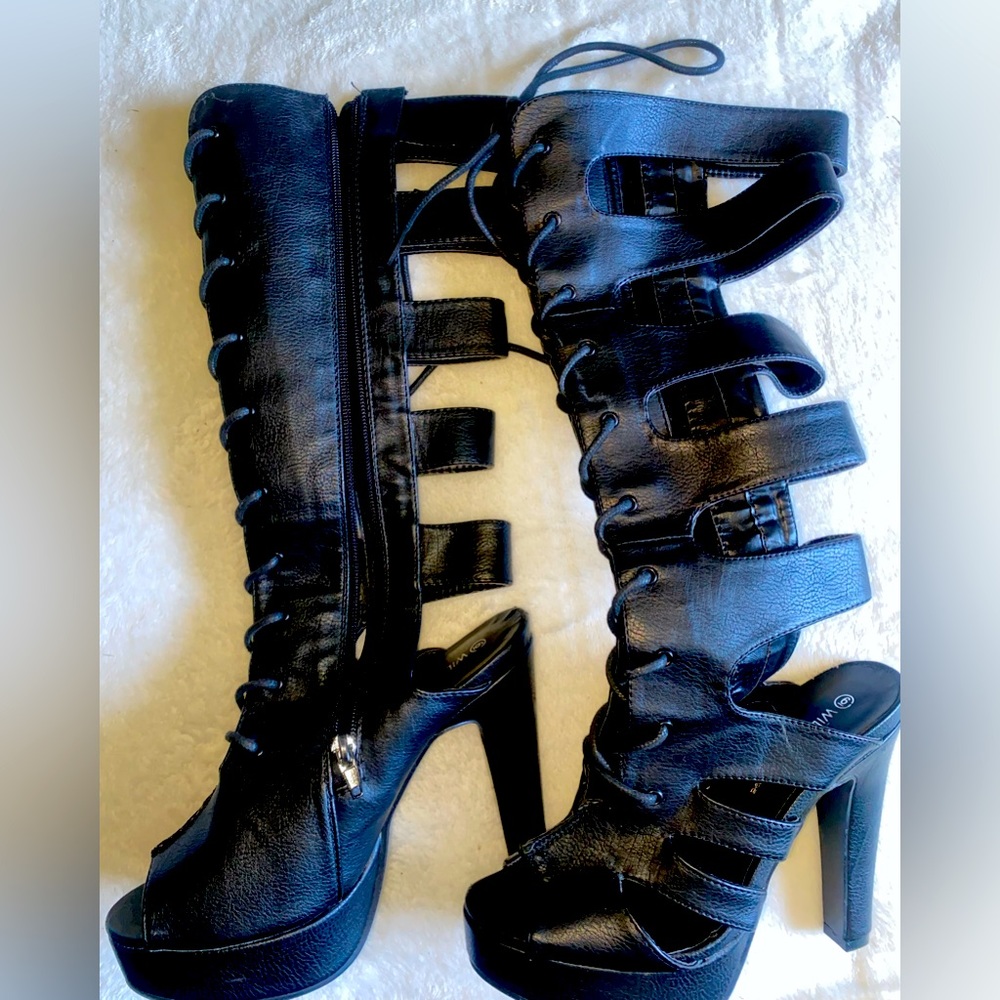 Strappy Pleasers Heels